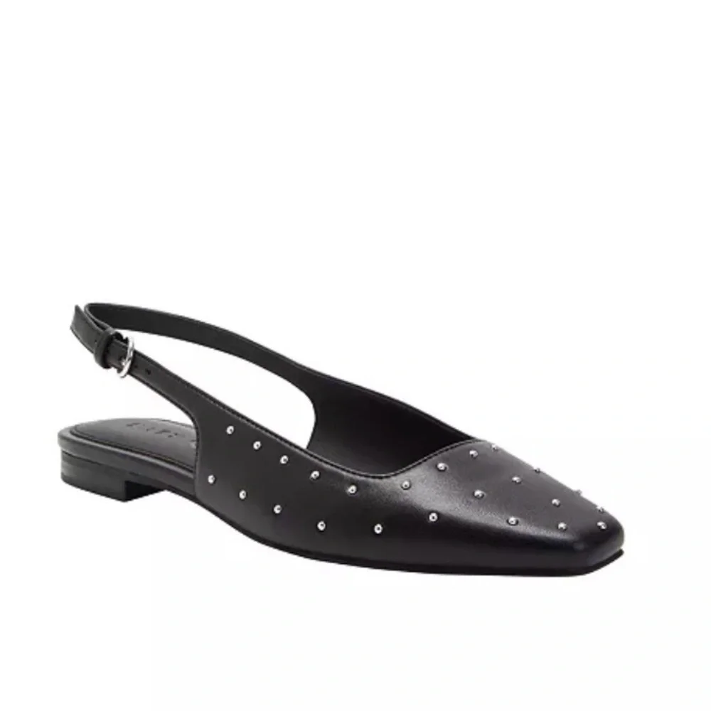 NWT Katy Perry‎ Black Studded Mules size 10M